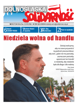 Niedziela wolna od handlu - Region Dolny Śląsk NSZZ Solidarność