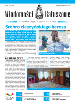 Srebro cieszyńskiego herosa