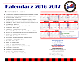 Kalendarz 2016-2017