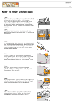 Návod - Jak vyměnit kuchyňskou desku