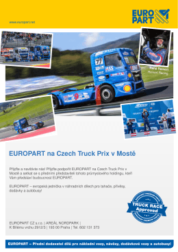 EUROPART na Czech Truck Prix v Mostě