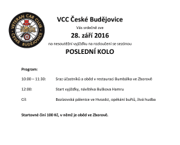 ZDE - Veteran Car Club České Budějovice