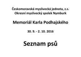 Memoriál Karla Podhajského
