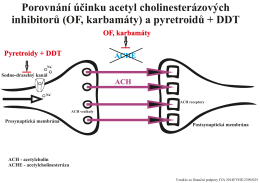 (OF, karbamáty) a pyretroidů + DDT