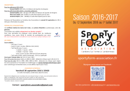 Télécharger la plaquette - Association Sportyform Landerneau