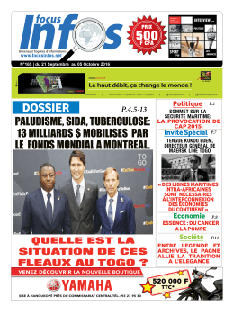Focus Infos N°165 - République Togolaise
