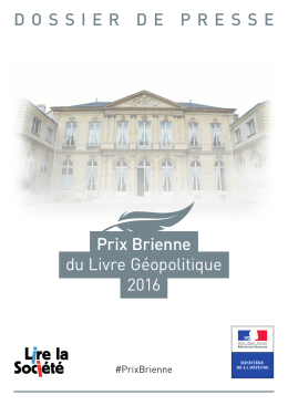 Dossier de presse Prix Brienne 2016