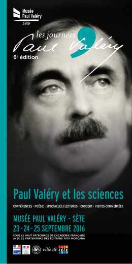 Programme - Musée Paul Valéry