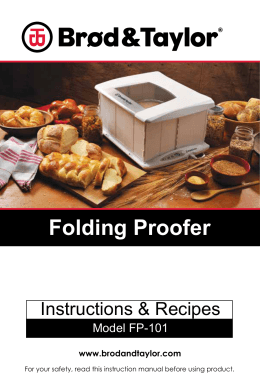 Folding Proofer