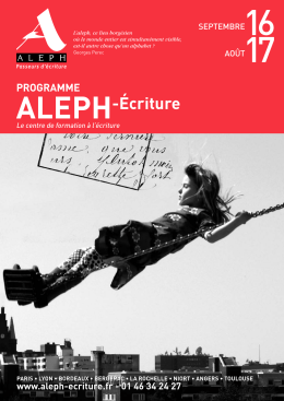 PROGRAMME ALEPH