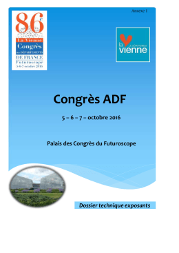 Congrès ADF - Département de la Vienne