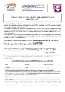 Formation Jeunes Juges Déptaux 20162017 inscription