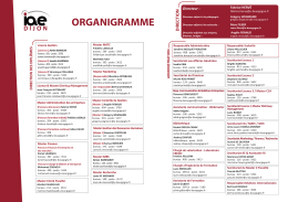 Organigramme IAE DIJON 2016-2017
