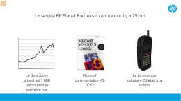 Le service HP Planet Partners a commencé il y a 25 ans
