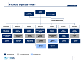 Structure organisationnelle