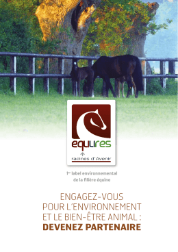 Brochure partenariat EquuRES - Conseil des Chevaux de Normandie