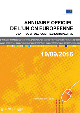 ECA — Cour des comptes européenne