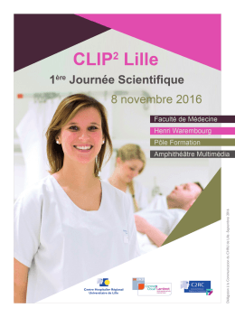 ci-joint le programme de la 1 ère Journée Scientifique du CLIP² Lille