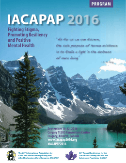 the IACAPAP 2016 Congress Program