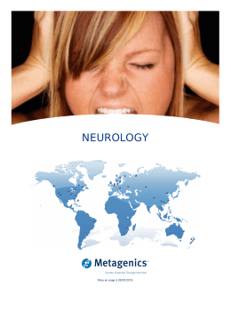 neurology - Metagenics Europe