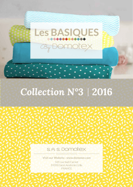Collection N°3 2016