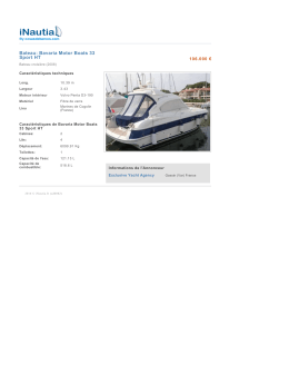 Bateau: Bavaria Motor Boats 33 Sport HT