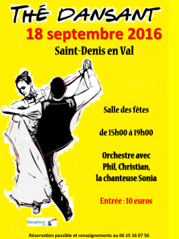 18 septembre - Saint-Denis-en-Val