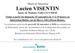 Lucien VISENTIN - ingedachten.be