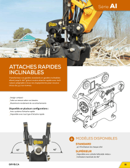 attaches rapides inclinables