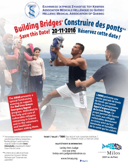 Building Bridges * Construire des ponts