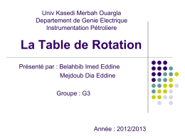 Table De Rotation - e-Learn Université Ouargla