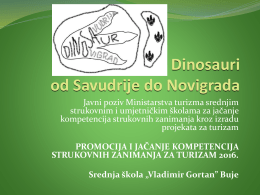 Dinosauri od Savudrije do Novigrada
