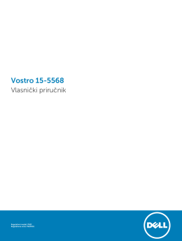 Vostro 15-5568 Vlasnički priručnik
