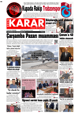 29 Eylül 2016 - Kesin Karar Gazetesi