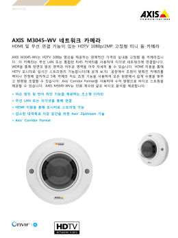 AXIS M3045–WV 네트워크 카메라
