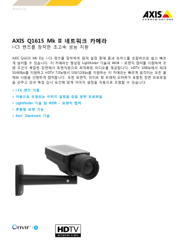 AXIS Q1615 Mk II 네트워크 카메라