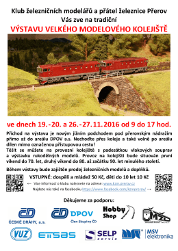 Klub železničních modelářů a přátel železnice Přerov