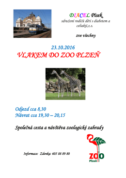 vlakem do zoo plzeň