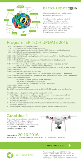 Program ISP TECH UPDATE 2016