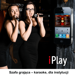 Szafa grająca – karaoke, dla instytucji