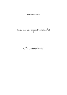 Chromosèmes - Bibliobendum
