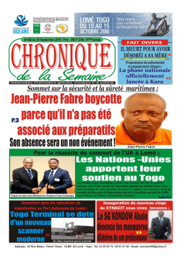Untitled - Republic of Togo