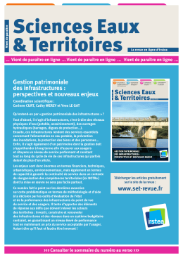 Sciences Eaux et Territoires 20