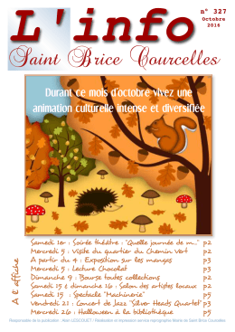 Info - St Brice Courcelles