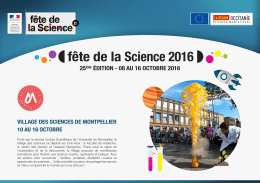 fête de la Science 2016