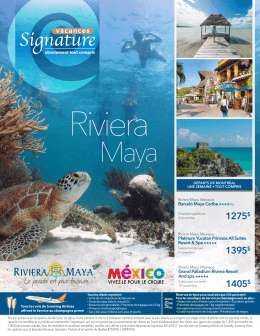 La Riviera Maya en novembre