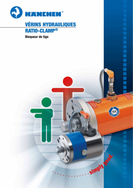 Vérins hydrauliques raTiO-Clamp