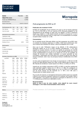 Micropole - EuroLand Corporate