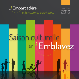 saison culturelle en Emblavez - Communauté de Communes de l