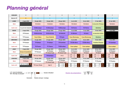 Planning général (2016